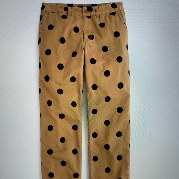 j crew polka dot chino